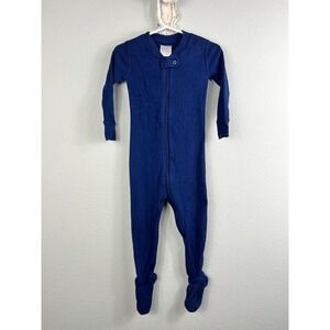 Hanna Andersson US‎ 18-24 Month Navy Blue Footed Sleeper Organic Cotton Unisex